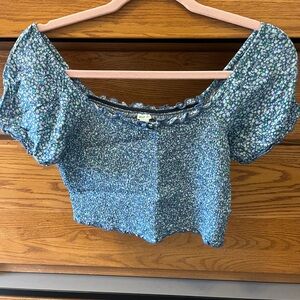Aerie Floral Crop Top! Size XS!